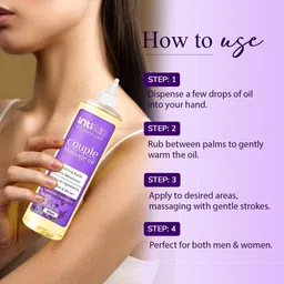 intiaid Couple Massage oils with Sensual Bliss of Lavender & Chamomile Intimate Moisturizer image 5