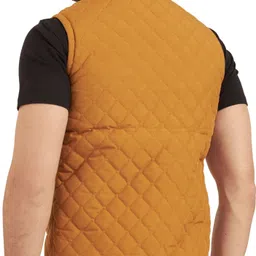 elanhood Men Solid Quilted Jacket image 2
