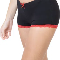 envie Solid Women Black Night Shorts image 3