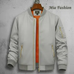mia fashion Men Solid Casual Jacket image 1