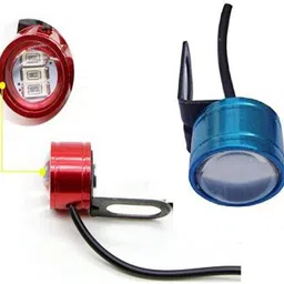 a4s Red Blue Metal PoliceType Strob License Plate Light Motorbike, Car, Van LED for Hero, Bajaj, Honda, TVS (12 V, 9 W) image 4