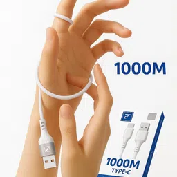 ONE 7 USB Type C Cable 1 m ON-CB-45 One7 Type C Cable Fast Charging Heavy Duty Braided Wire image 3