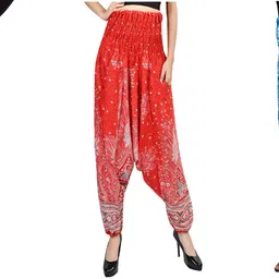 narnari Printed Rayon Women Harem Pants-picture-16