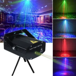 SHOP93 STORE Mini LED Dj Disco 6 Mode Combination, Stage Sound Activated Projector Laser-picture-37