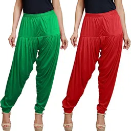 vee ess fashion Viscose Rayon Solid Patiala-picture-33