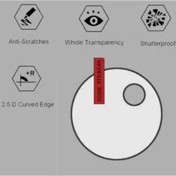 DB Back Camera Lens Glass Protector for ONEPLUS 13R CAMERA LENS (PACK OF 2) image 2