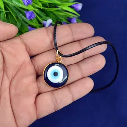 reiki crystal products Blue Turkish Evil Eye Pendant 25mm for unisex Crystal Crystal Pendant image 2