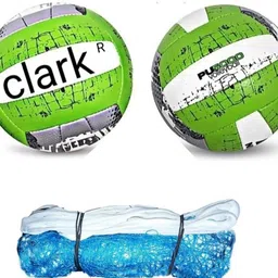 clark 2112 green pu 5000 volleyball combo with net Volleyball Kit-picture-10