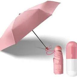 nexgrow Ultra Lightweight Mini Foldable Capsule Umbrella Umbrella (Pink) Umbrella-picture-10