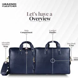 hammonds flycatcher Men Blue Messenger Bag - Extra Spacious image 3