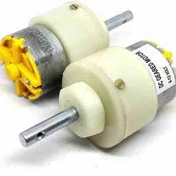 r and j 6V - 12V 5 Kg-cm 500 rpm DC Motor Metal Geared Motor Pack of 2 Automotive Electronic Hobby Kit image 3