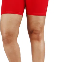 comfort lady Solid Women Red Cycling Shorts-picture-12