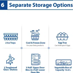lg 185 L Direct Cool Single Door 3 Star Refrigerator image 3