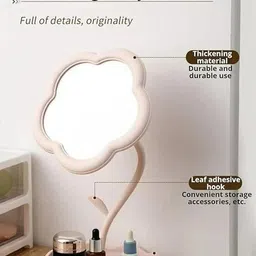 kashthbhanjan Flower Shape Makeup Mirror Big Size image 2