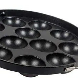 swarambh Appam Maker Pan z1 Paniarakkal with Lid 1 L capacity 24 cm diameter-picture-24