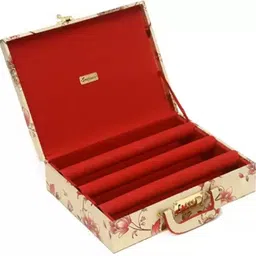 cgc Premium Quality Bangle Box With 3 Rods And Number Lock system To Carry Bangles. Storage Box, bangle box, jewellery box Vanity Box-picture-28