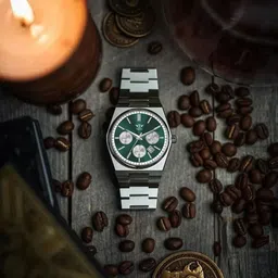 twixy PRX Series Chronograph Date Display Classic Quartz Analog Watch - For Men TYW-15 Green image 3