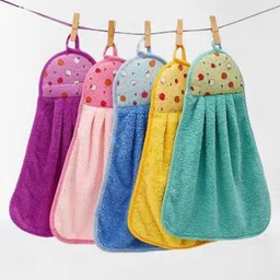 UQCKON Wash Basin Hand Towel for (4 Sheets) Wet and Dry Microfiber Cleaning Cloth-image-2