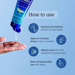 formen Water Based Lube Non-Sticky 60 ml- Pack of 2 Lubricant image 3