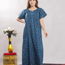 vardhana Women Maternity/Nursing Nighty-picture-16
