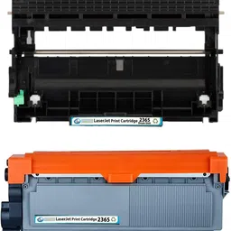 E-SMART 2365 TonerCartridge & DrumUnit(Combo)Compatible for L2541DW,HL L2321D,L2300 etc. Black Ink Toner image 2