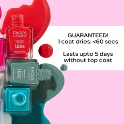faces canada Ultime Pro Splash Luxe Nail Enamel | Glossy Finish | Quick Drying Coral Candy (L53) image 5