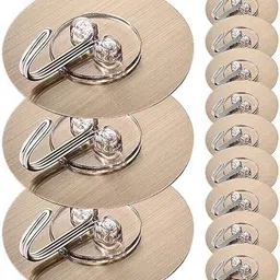 sellentrix Adhesive No Drilling Wall Round Hook Sticking Adhesive Hanger Round Walls Strong Hook 12-picture-24