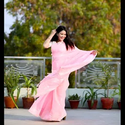 sudipta Woven Bollywood Chanderi Saree image 3