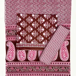 rajasthali Unstitched Pure Cotton Salwar Suit Material Printed image 1