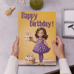 aanyacentric Birthday Printed Card 8.3x11.7 inch with Envelope for Loved One Greeting Card-picture-48