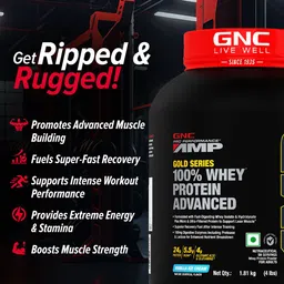 gnc AMP Gold Series 100% Whey Protein Advanced Whey Protein image 5