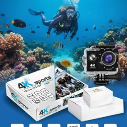 enervion Professional Helmet Full HD Vlogging Sports Camera 4k Sports and Action Camera image 3