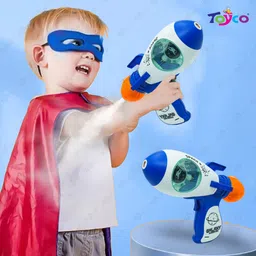 toyco Smoke Function & Colorful Lights Space Exploration Toy Projector Gun for Kids Guns & Darts image 5