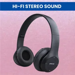 gds Foldable Bluetooth Headphones with Blended Bass Harmony_BF Bluetooth & Wired Headset image 1