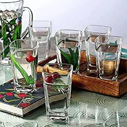good to great (Pack of 6) Water Glass Juice Glass Set Drinking Glass_New Glass Water/Juice Glass image 2