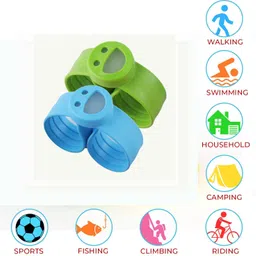 leevme Slap Mosquito Repellent Wrist Bands with Resealable Pack for 60 Days Use_ Indoor and Outdoor Protection, Natural Insect Repellent image 2