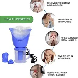 Thinkever vaporiser for Face,Spa, Nose,and Cough Steamer 3 in 1 Plastic Steam Vaporizer, Nozzle Inhaler, Facial Sauna, and Facial Steamer Machine for Adults and Kids Vaporizer image 3