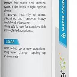 aquanature Chlorine Erase + Water Conditioner Concentrated Chlorine Remover +Vitamin B&C for Freshwater Aquarium (500ml) Magnetic Aquarium Cleaner image 2