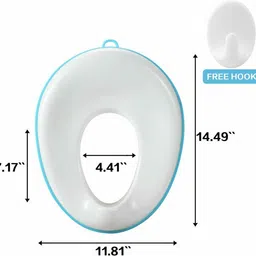 adore Basics Reflex Portable Potty Trainer Seat - Sleek- Fits all commodes Potty Seat image 4