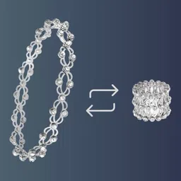 rkb sales Alloy Cubic Zirconia Silver Bracelet-picture-15