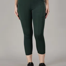 madact Women Solid Green Track Pants-picture-31