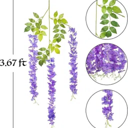 ajaa Multicolor Westeria Artificial Flower image 5