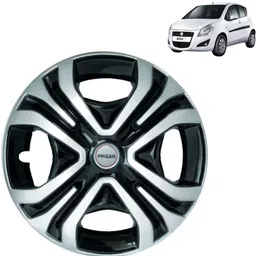 prigan Ritz TGO2 Black Silver 14 INCH Wheel Cover For Maruti Ritz-picture-26