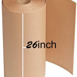 shivarth Corrugated Cardboard Paper Roll Brown Paper for Packing and Crafting Roll Material Cardboard Roll 290 GSM ( 26 Inch x 5 Meter ) Packaging Box-picture-28