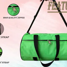 panchtatava 20 L Gym Duffel Bag - Baby_Green01 - Green image 2