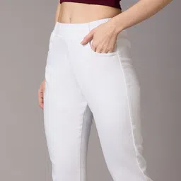 3butterflies Women Skinny High Rise Black Jeans image 4