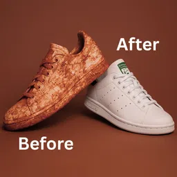 K'TRiQ Shoe cleaner| Removes stains from white shoes|Deep action shoes cleaner foaming Canvas, Leather, Patent Leather, Sports, Nubuck, Velour, Synthetic Leather, Suede Shoe Cleaner image 4