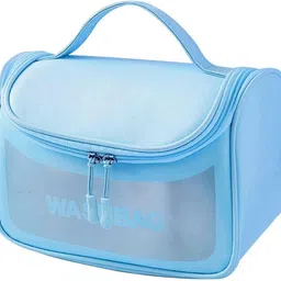 Women Blue Cosmetic Bag-image-31