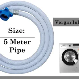 Universal Fit 5 Meter Optimally Flexible 3 LAYERS PVC Made Washing Machine Inlet Hose Water Inflow Pipe For Fully Automatic Top & Front Load Machine Hose Pipe-image-26
