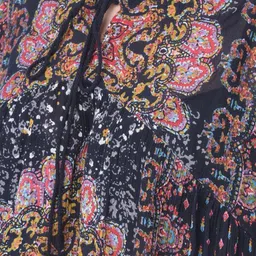 veldress Casual Bell Sleeves Geometric Print Women Multicolor Top image 4